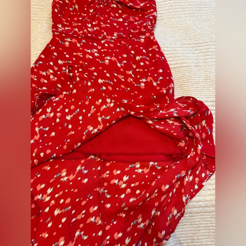Red Dress with Pattern - Picture 6 of 9